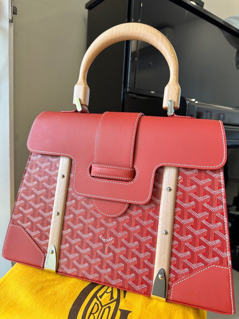 Goyard Saigon MM in Red, Luxury, Bags & Wallets on Carousell