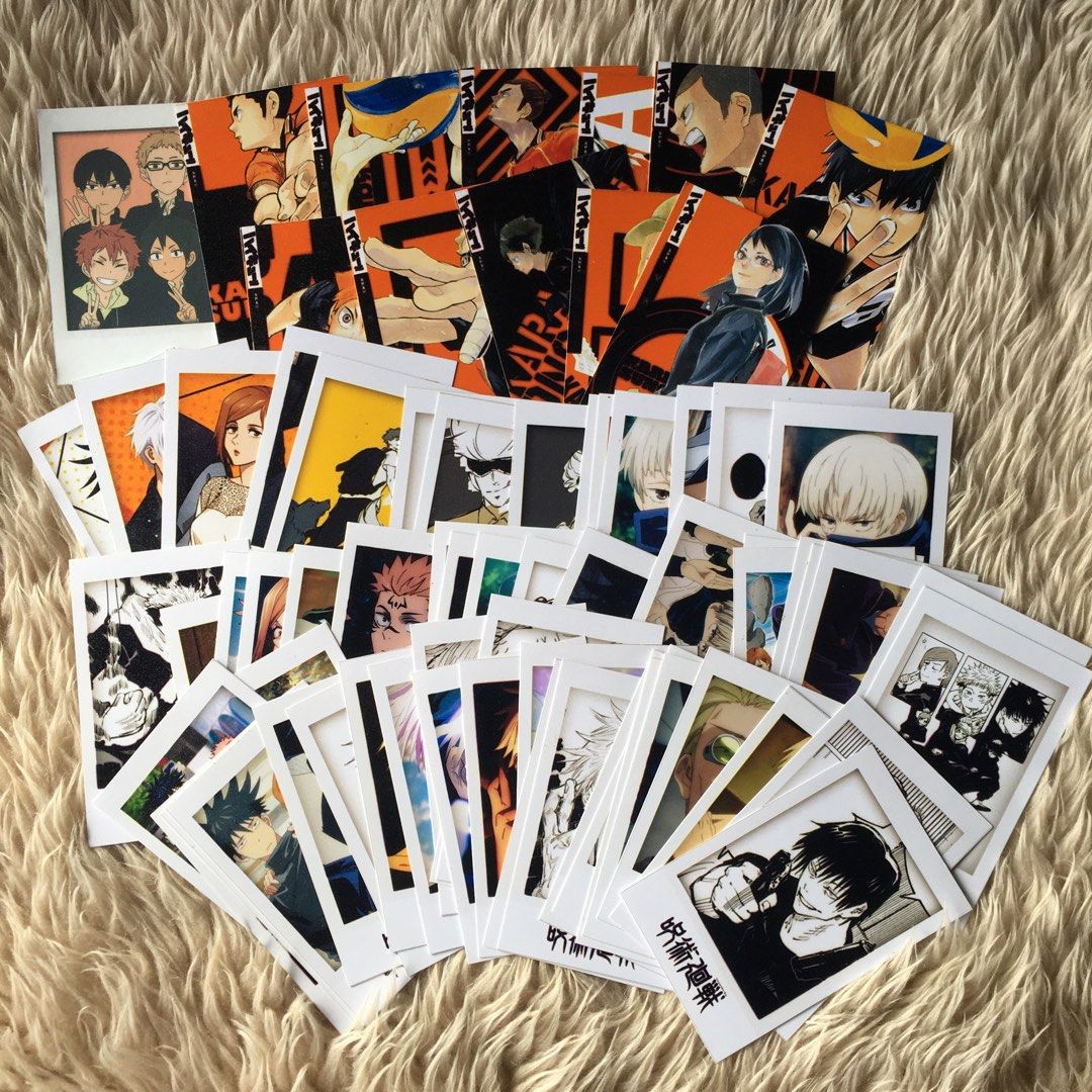 Haikyuu and Jujutsu Kaisen polaroid / photocard prints, Hobbies &amp; Toys ...