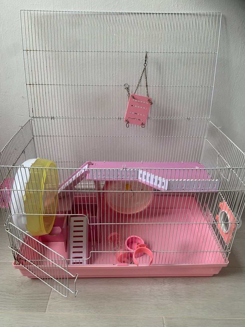 Hamster cage, Pet Supplies, Homes & Other Pet Accessories on Carousell