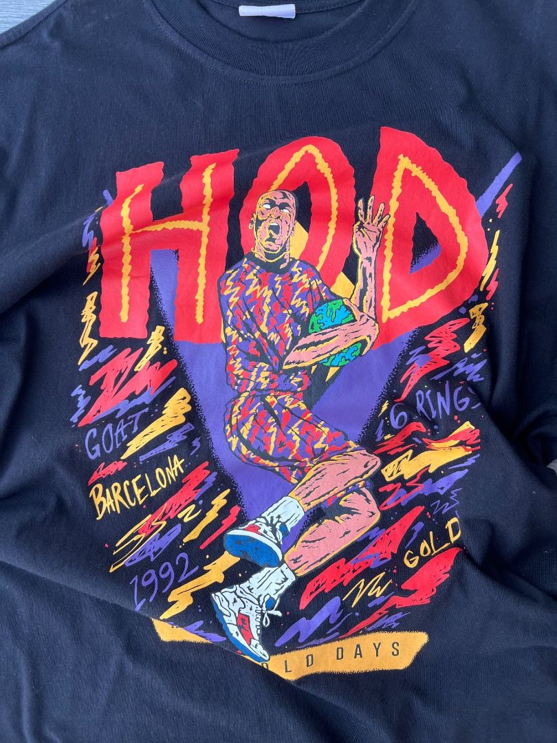 Hello Old Days Michael Jordan Barcelona shirt SIZE XL Men s