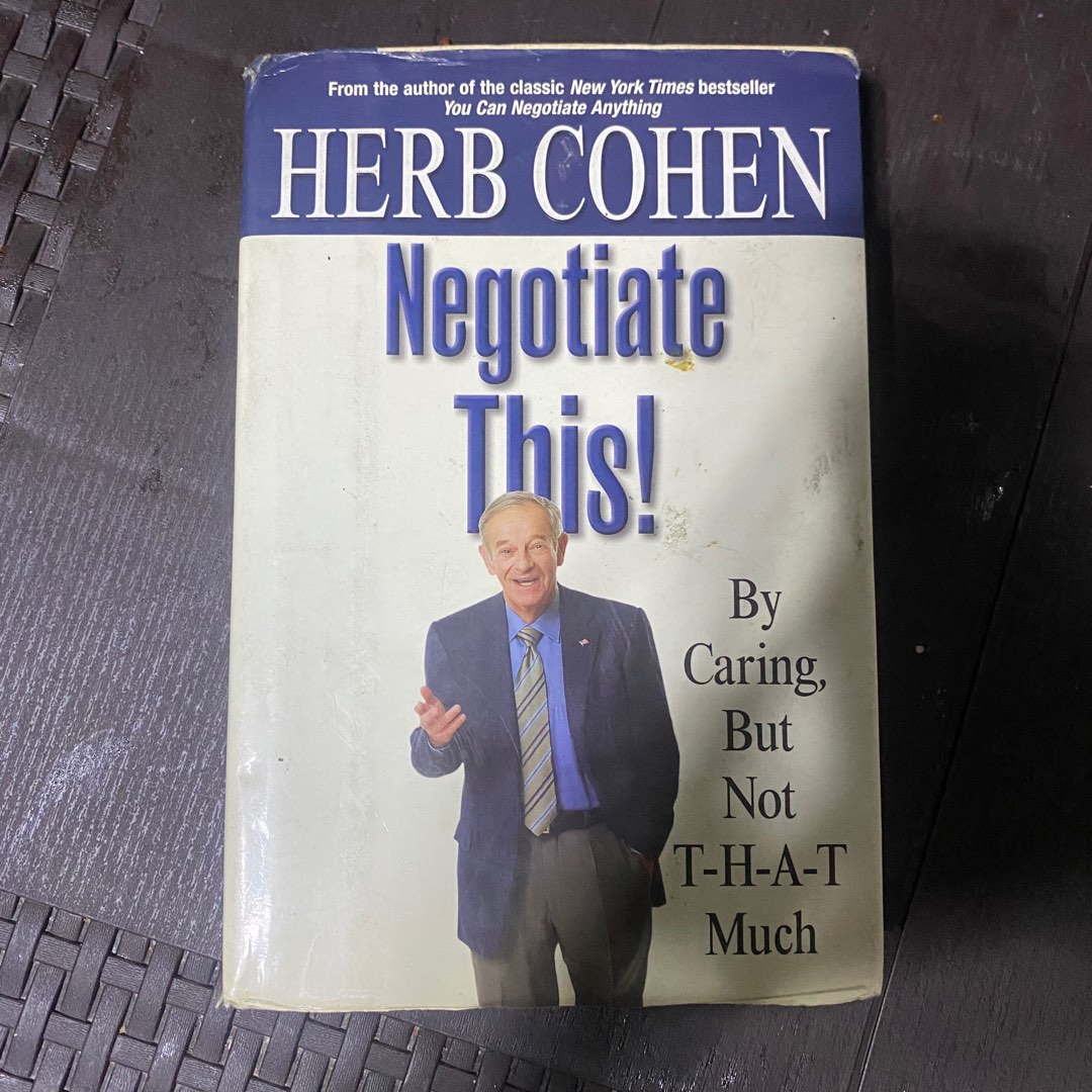 Herb Cohen Book, Hobbies & Toys, Books & Magazines, Textbooks on Carousell