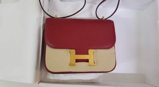 Hermes Chai Epsom Constance 18 PHW - Blue Spinach