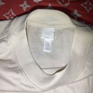 H&M Basics Beige Cream Shirt large on tag ukay ukay cheap plus size
