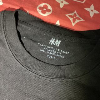 H&M Black Top Heavyweight T-Shirt Spongebob Large