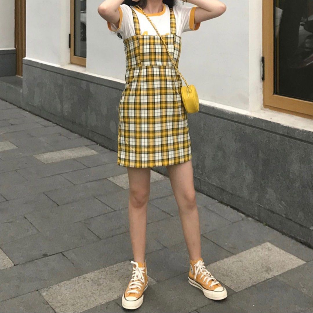 Checkered dress h&m outlet