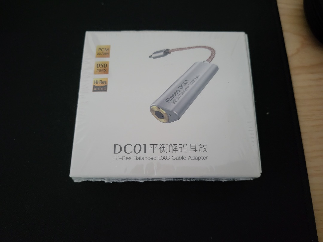 iBasso DC01 HiRes Balanced 2.5mm USB Type C Adapter Portable DAC Cable