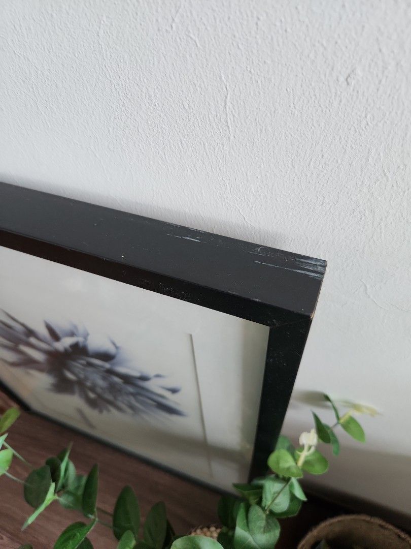 Ikea black and white frames, Furniture & Home Living, Home Decor