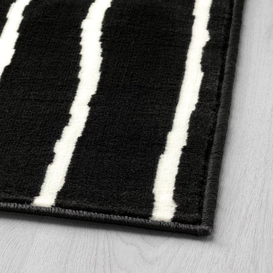 IKEA Black and White rug, Furniture & Home Living, Home Decor, Carpets