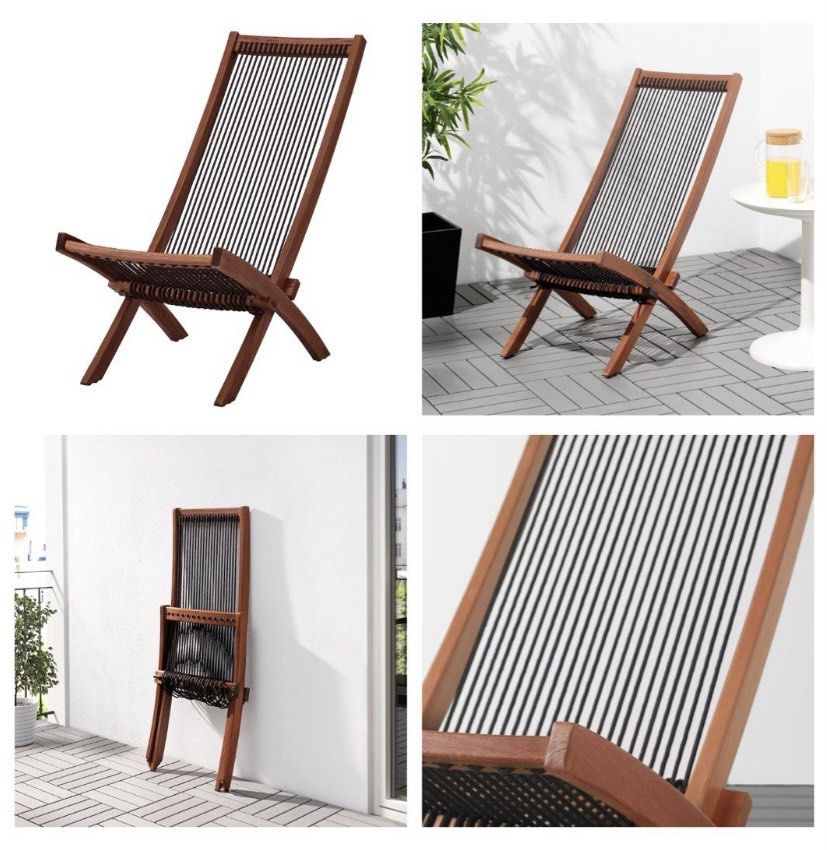 IKEA Brommo Outdoor Lounger Chair, Furniture & Home Living, Outdoor