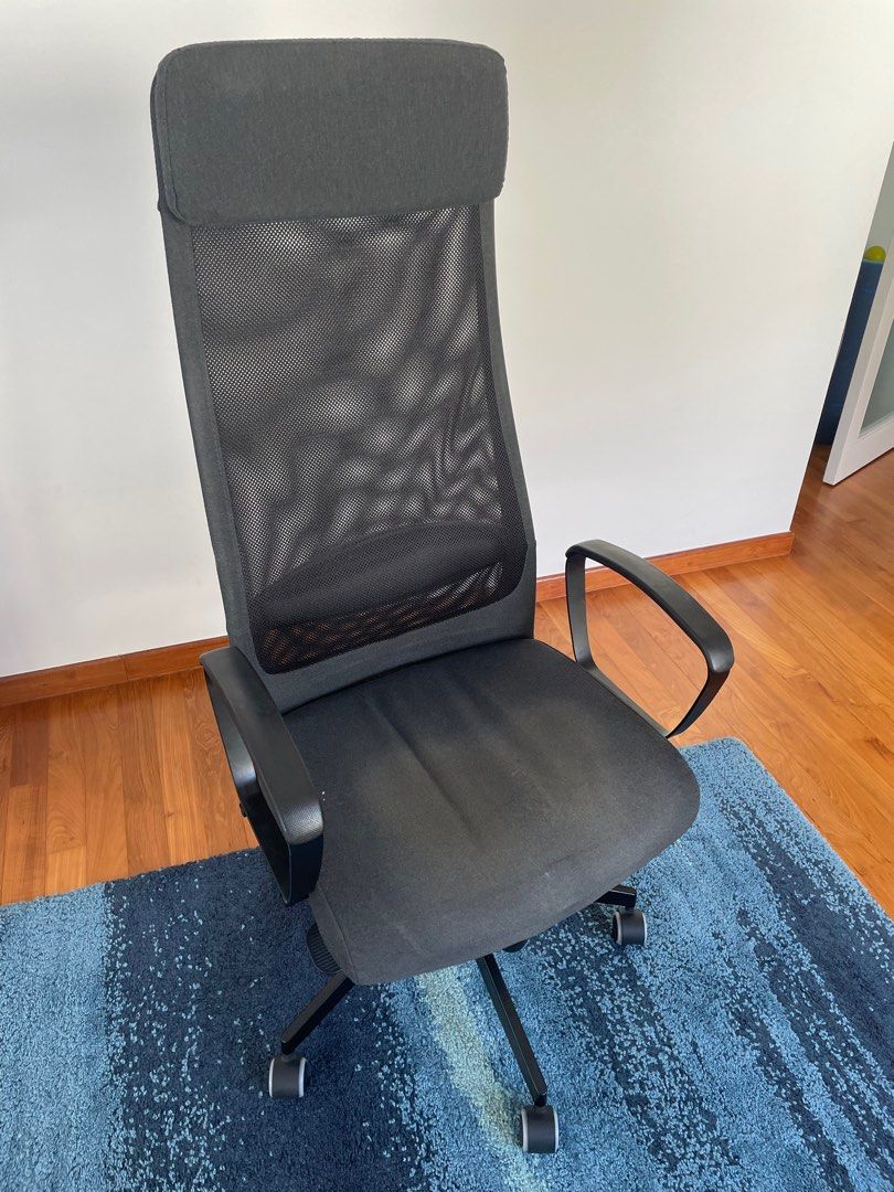 IKEA Office Chair Markus, Furniture & Home Living, Furniture, Chairs on