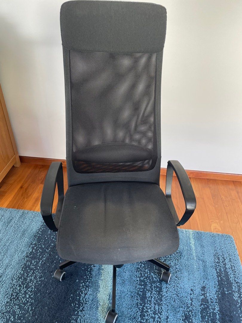 IKEA Office Chair Markus, Furniture & Home Living, Furniture, Chairs on