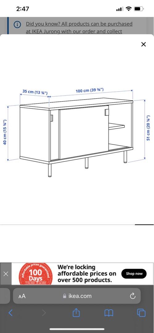 IKEA Shoes white, Furniture & Home Living, Furniture