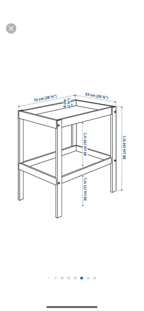 IKEA Sniglar Changing Table, Babies & Kids, Baby Nursery & Kids