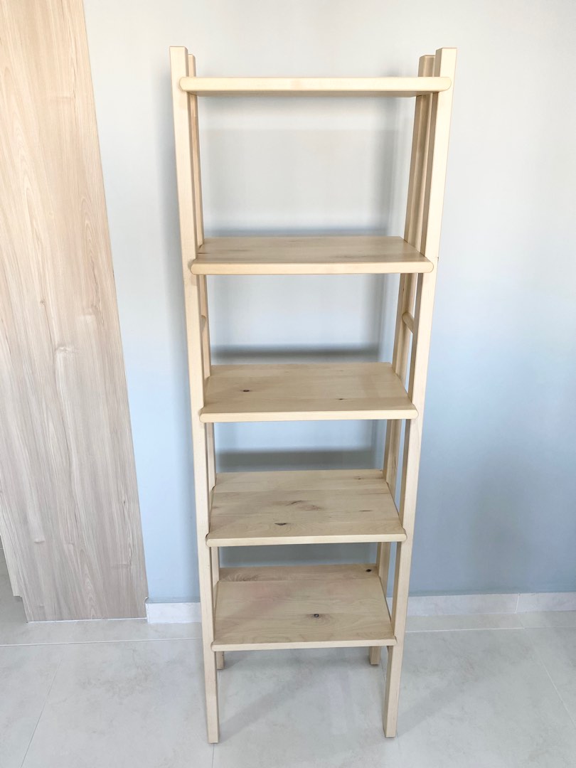 IKEA VILTO Shelving unit, birch, 46x150 cm, Furniture & Home Living