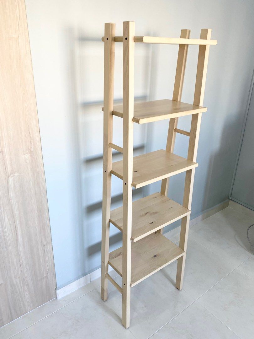 IKEA VILTO Shelving unit, birch, 46x150 cm, Furniture & Home Living