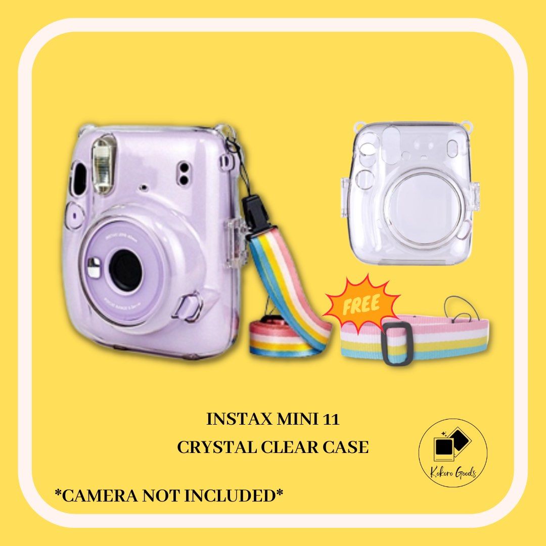 Instax Mini 11 Camera Clear Case , Photography, Photography Accessories