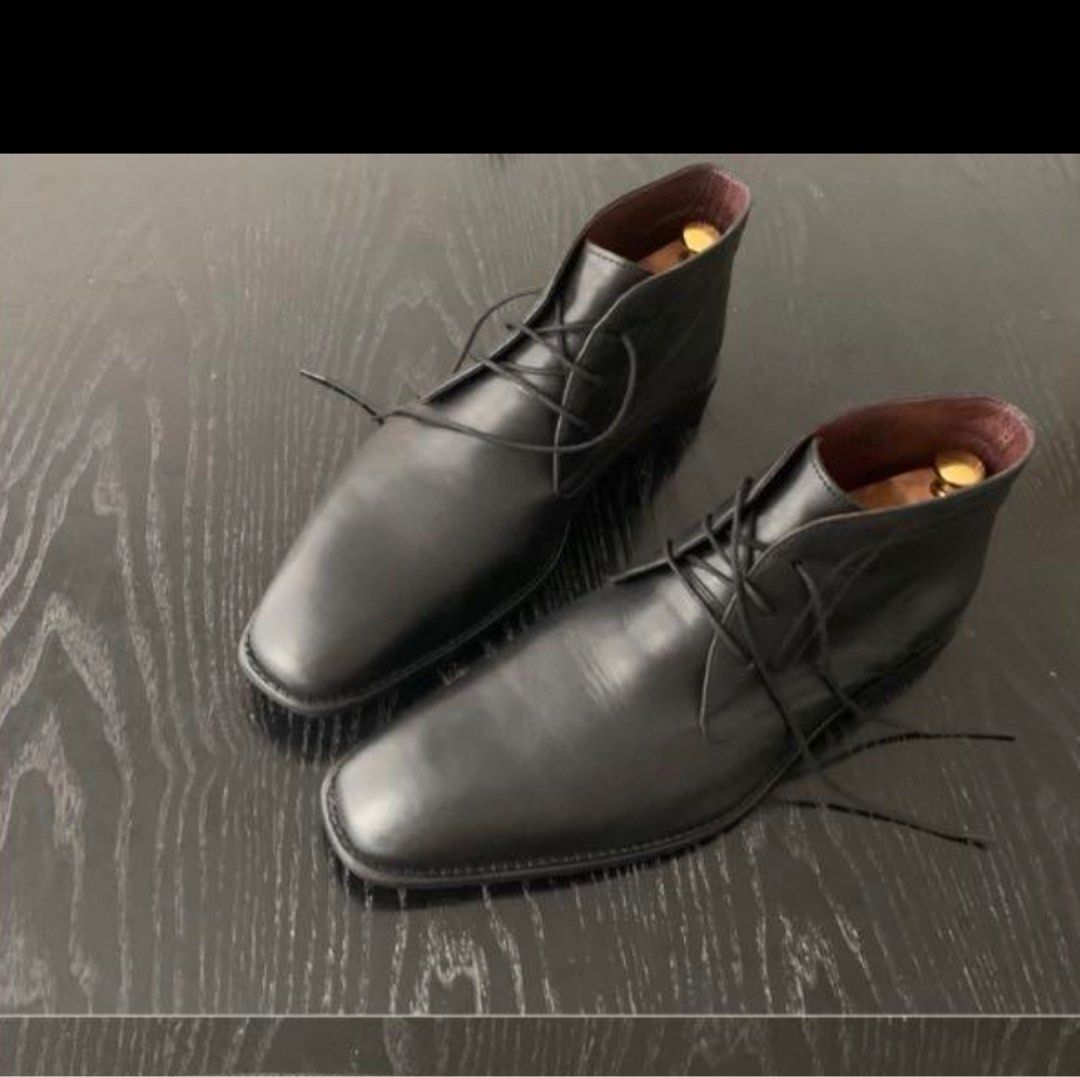 Jones Bootmaker boots Chukka Derby shoes men formal casual black