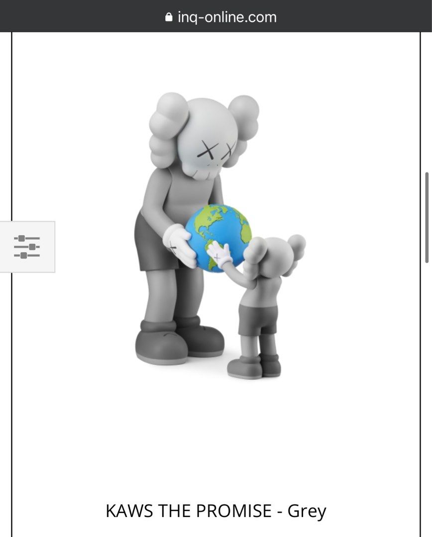 KAWS THE PROMISE GREY-