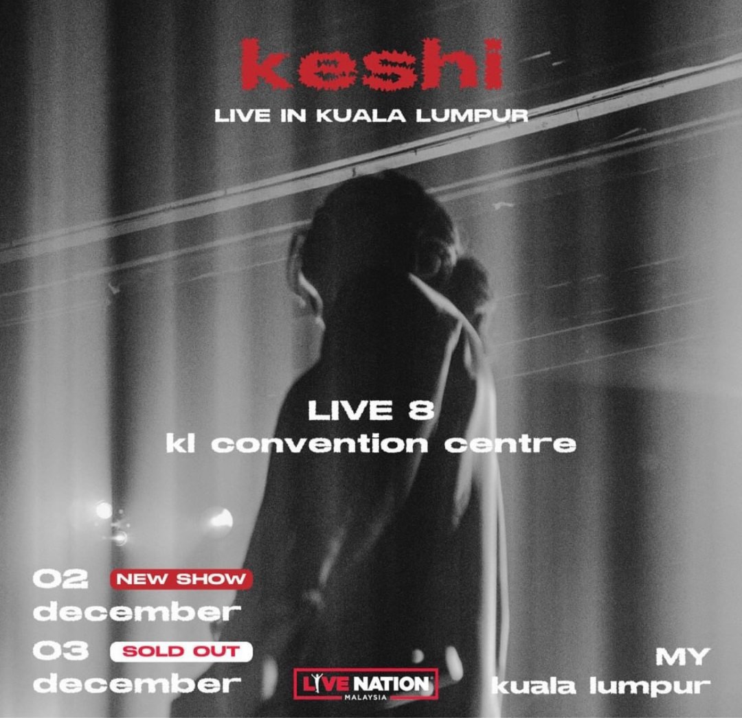 Keshi concert KL 2nd december, Tickets & Vouchers, Event Tickets on