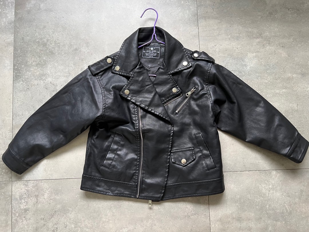 Kids leather jacket
