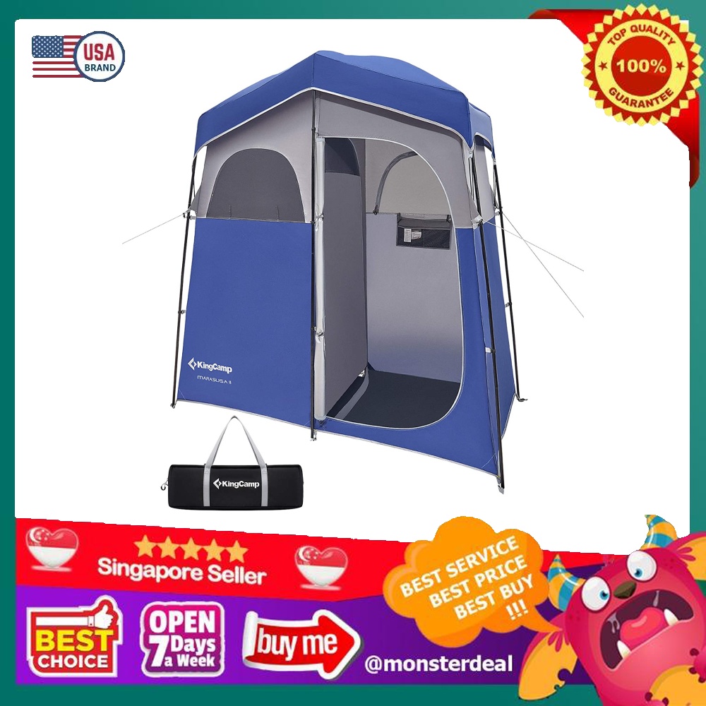 KingCamp Shower Tent Oversize Outdoor Shower Tents for Camping Dressing