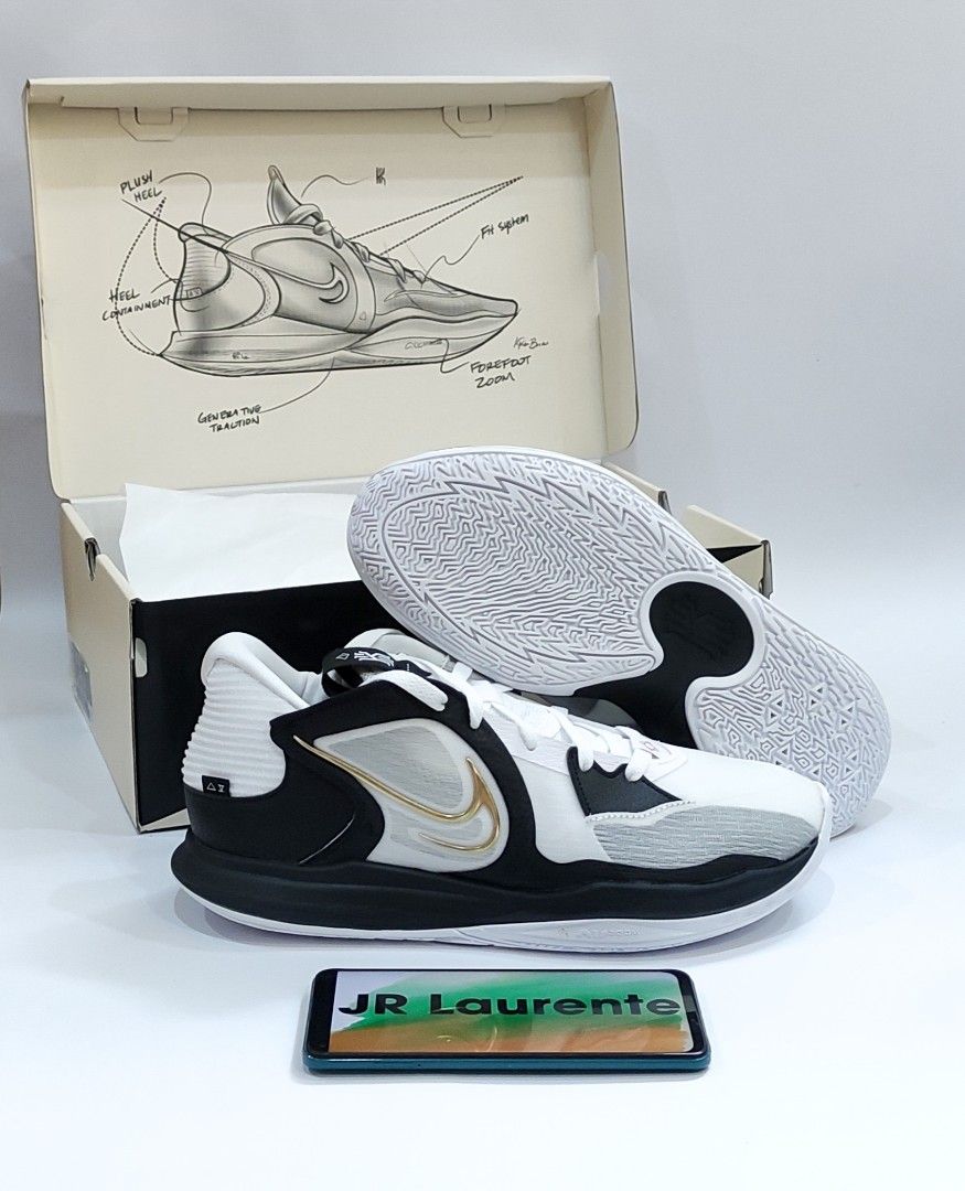 Kyrie 5 white metallic gold sale