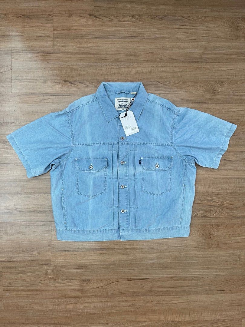 Levi's Made & Crafted Short Sleeve Trucker, Men's Fashion, Coats, Jackets  and Outerwear on Carousell