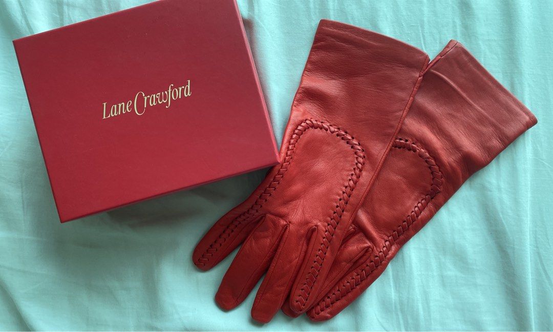 Limited Edition Givenchy Red Leather Gloves Lane Crawford Carousell