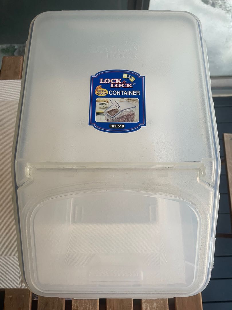 Lock & Lock Rice and grain container, Furniture & Home Living