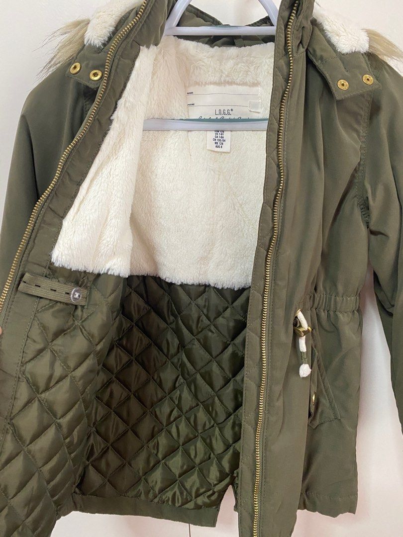 Kids army green jacket hotsell