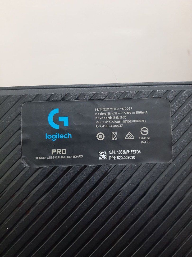 Logitech G Pro Tenkeyless Gaming Keyboard, Computers & Tech, Parts