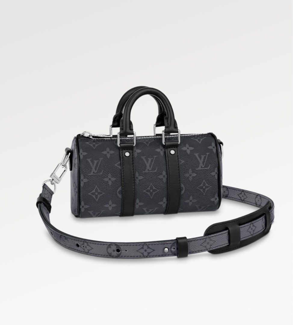 Louis Vuitton Keepall XS Monkey in Coated Canvas with Black/Orange