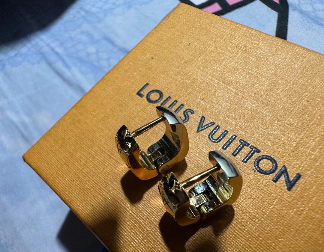 Louis Vuitton Nanogram earrings (M00397)