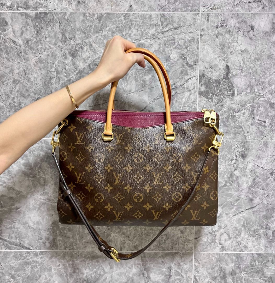 Louis Vuitton Pallas MM, Luxury, Bags & Wallets on Carousell