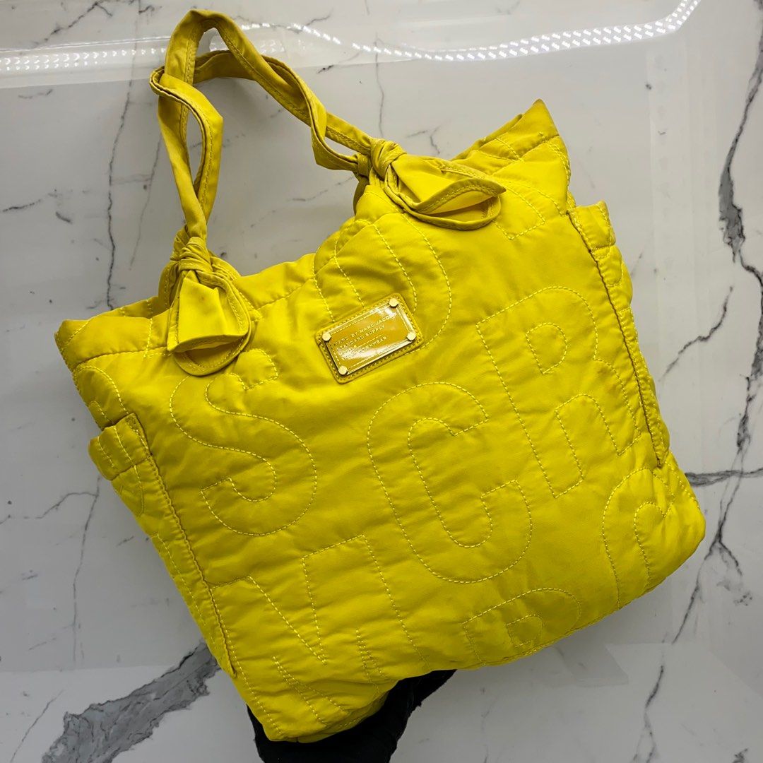 MARC BY MARC JACOBS YELLOW NYLON TOTE BAG 227016305