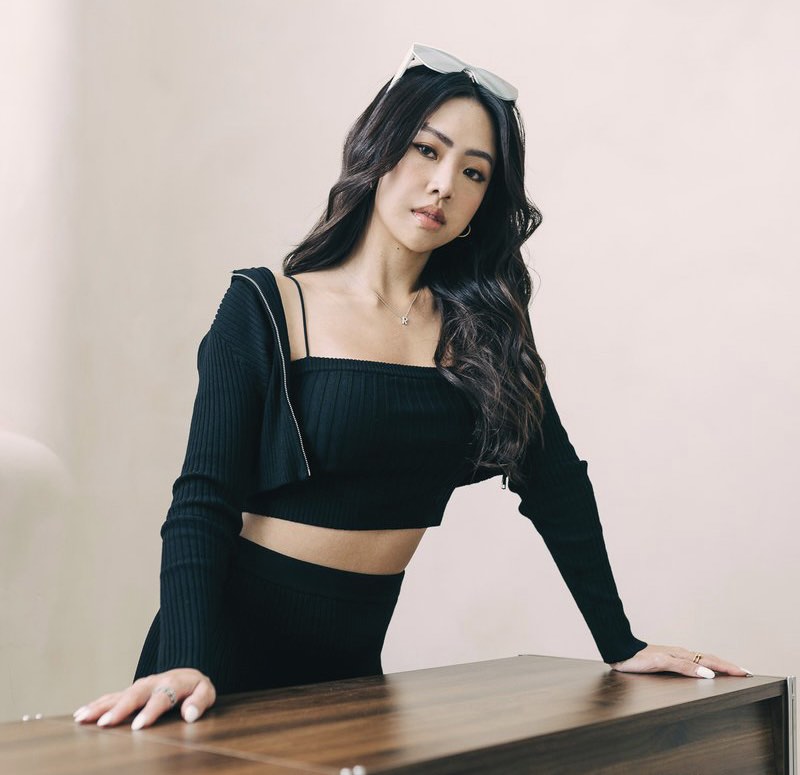 Mikayla Au Naturel Knit Set, Women's Fashion, Tops, Other Tops on Carousell