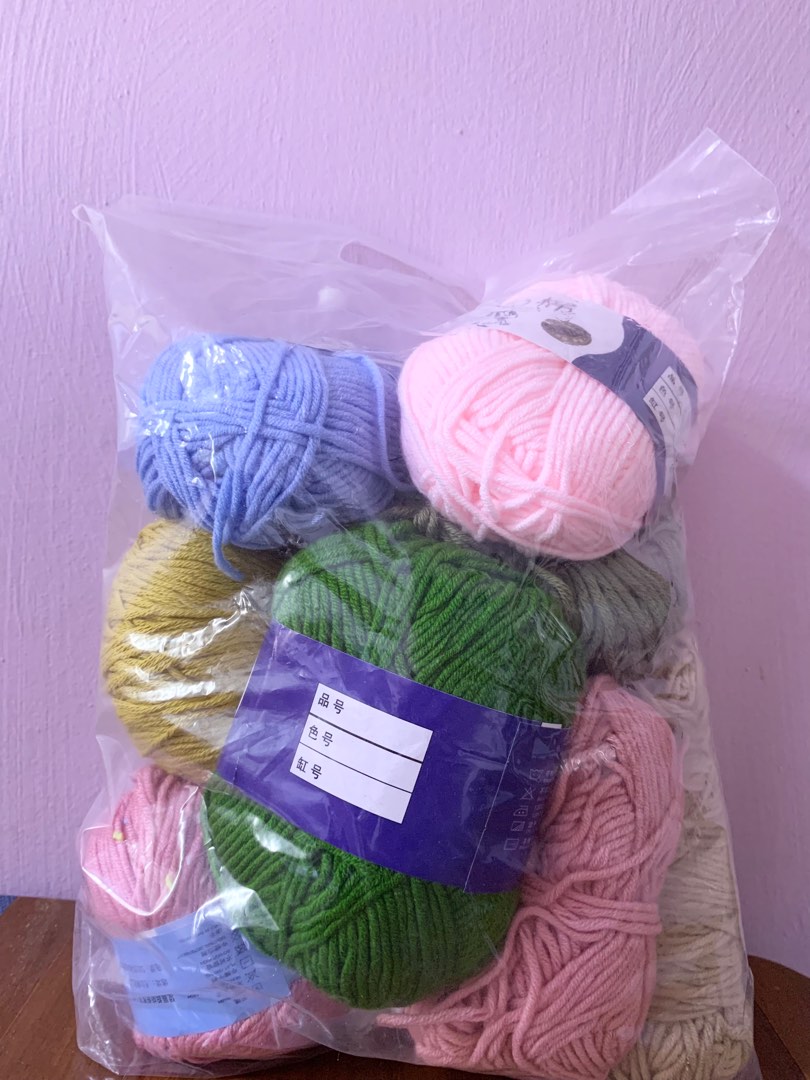 Milk cotton yarn, Hobbies & Toys, Stationery & Craft, Handmade Craft on ...