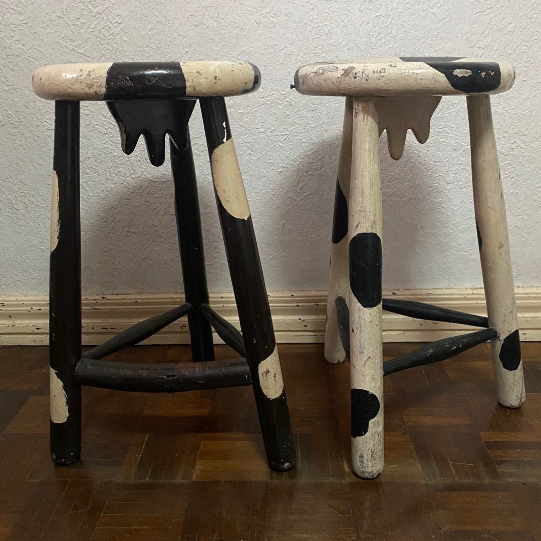 Cow Stool MILKING COW STOOLS, Furniture & Home Living, Furniture, Chairs on Carousell