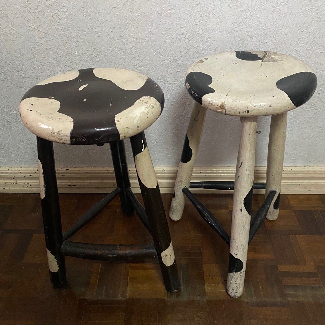 Cow Stool MILKING COW STOOLS, Furniture & Home Living, Furniture, Chairs on Carousell