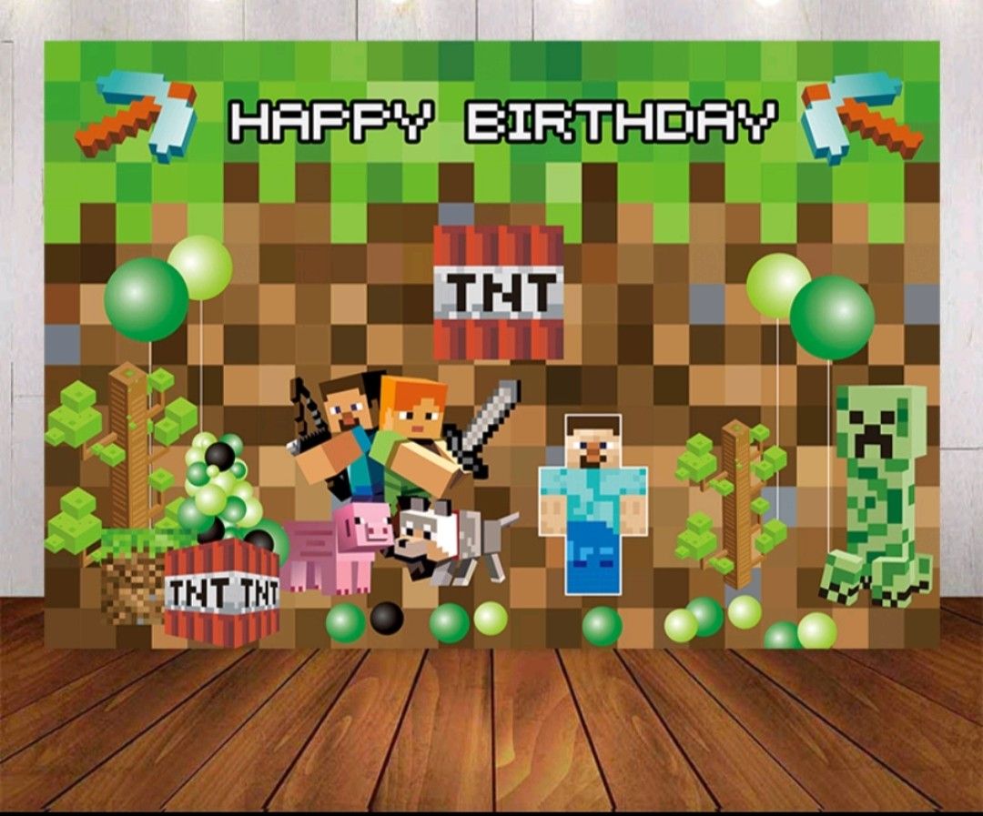 Minecraft Birthday Backdrop Hobbies Toys Toys Games On Carousell mario-mirante-the-journey-of-a-football-goalkeeper