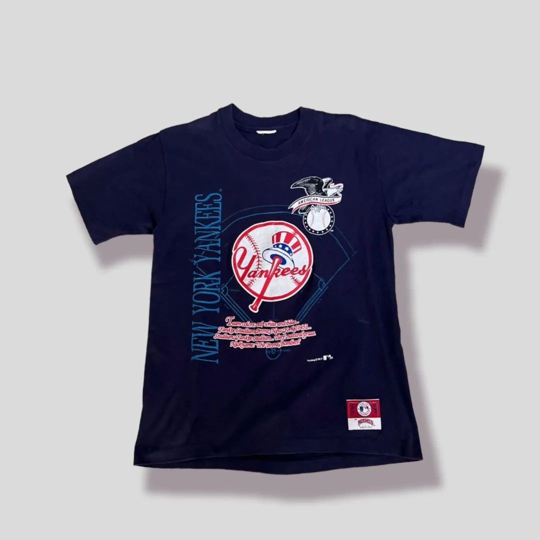 ADIDAS X MLB YANKEES JERSEY, Fesyen Pria, Pakaian , Atasan di Carousell