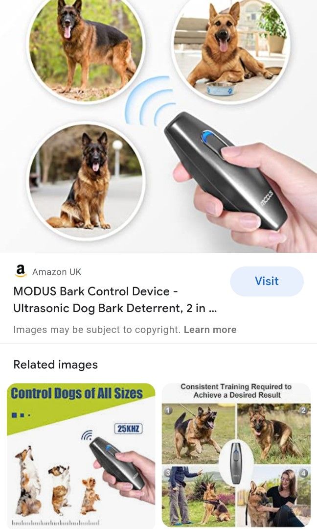 Modus ultrasonic bark sales control reviews