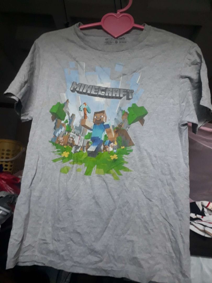 Mojang Minecraft Tshirt design by JINX, Men's Fashion, Tops & Sets