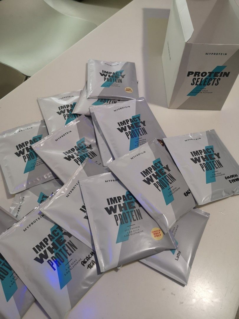 MyProtein Selects sample packs of impact whey protein, Health