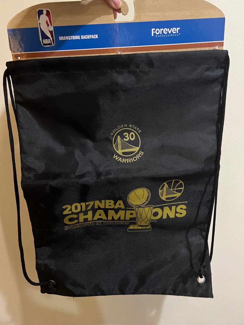 Golden state warriors drawstring bag 2025
