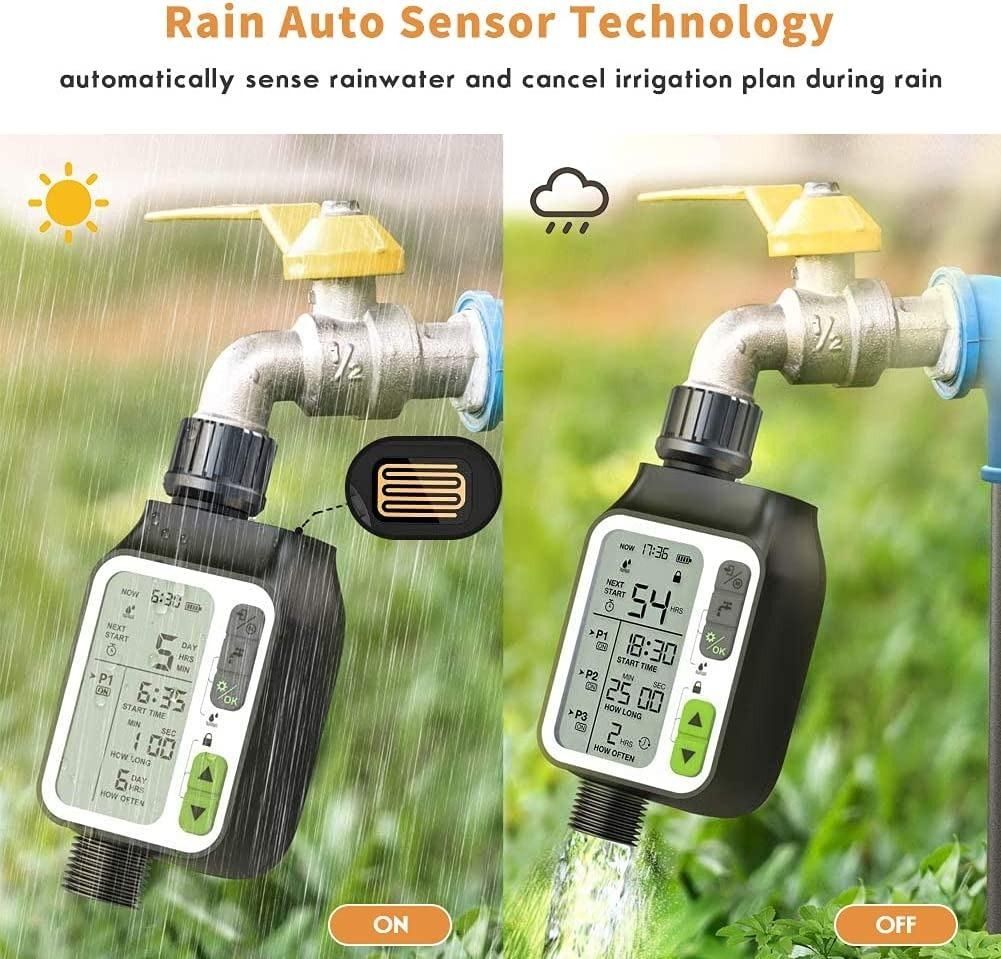 New Arrival! Kazeila Sprinkler Timer, Water Timer with 3 Separate Watering Programs Hose Timer