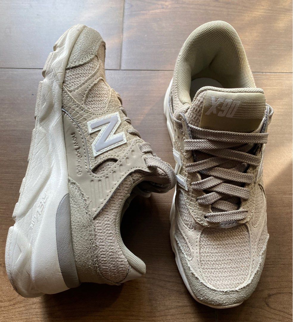 New balance x90 beige hotsell