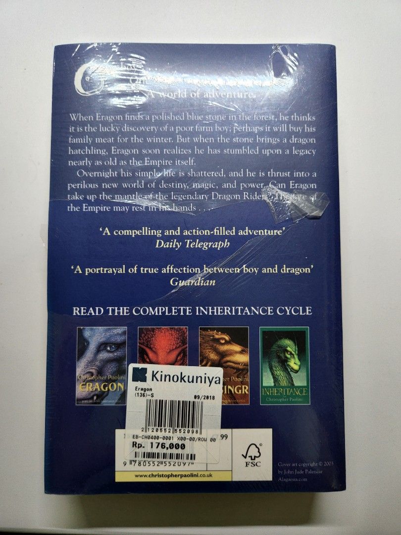 [New] Eragon, Hobbies & Toys, Books & Magazines, Fiction & NonFiction