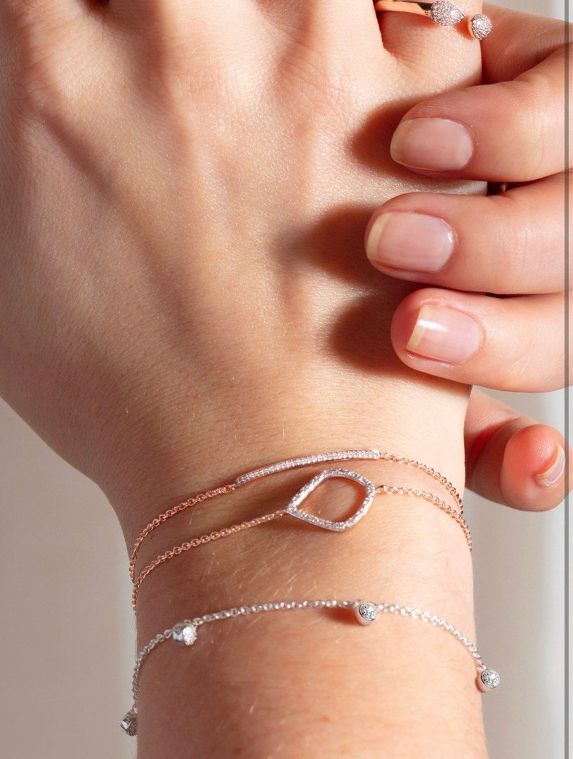Monica vinader skinny short bar deals bracelet