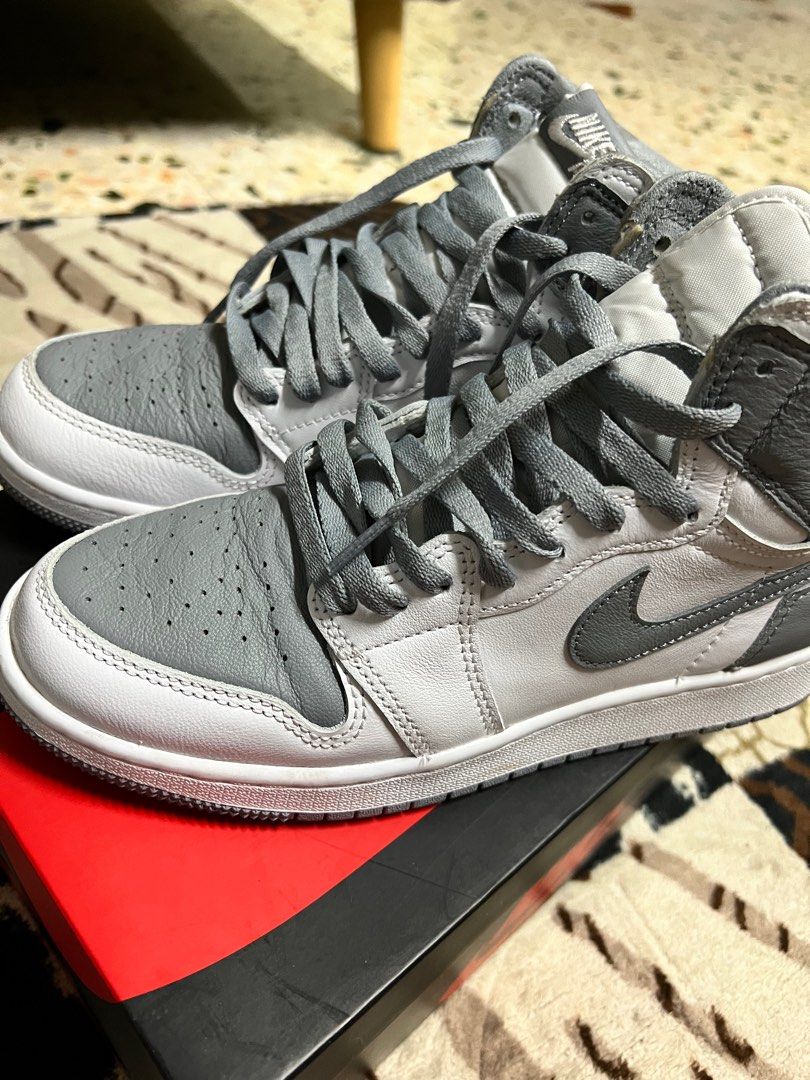 air jordan 1 retro high og electro orange on feet